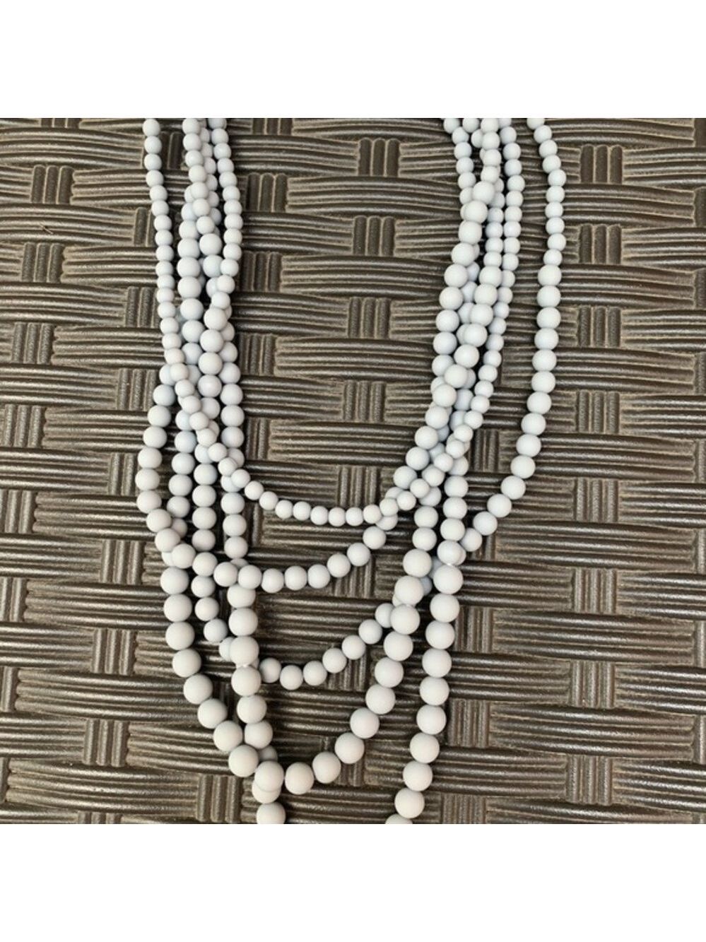 New Jessica McClintock Gray Ling Layered Necklace - Picture 2 of 2